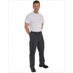 PANTALONE CUOCO GESSATO B/N...